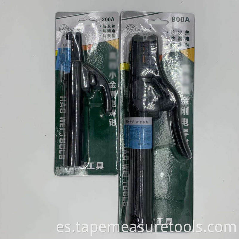 Herramientas de soldadura de cobre puro 800A de alta calidad Las herramientas de soldadura 500A no son pinzas de soldadura de diamante negro caliente